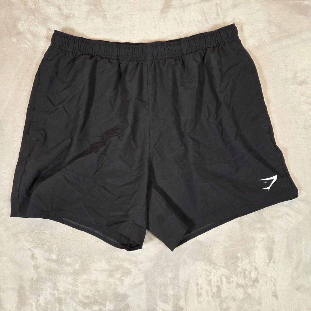 Men's Gymshark Arrival 5” Shorts Athletic Gym Training A2A1M Black Size XL